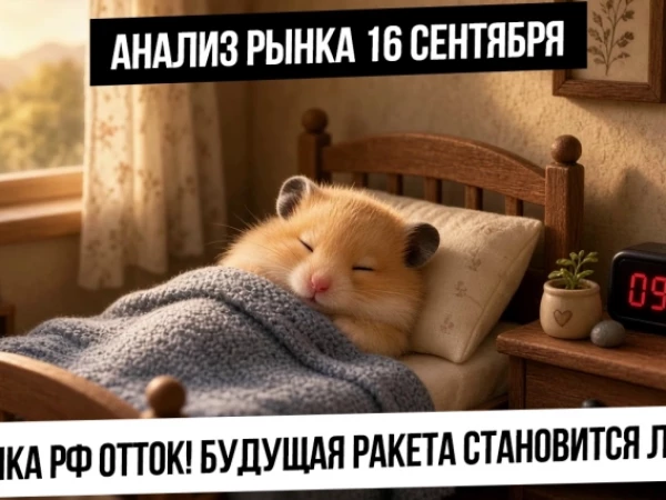 Анализ рынка 16 сентября. массовый выход физиков из рынка, будущая ракета становится легкой!