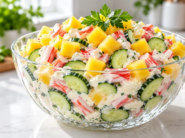 Крабовый готовлю по-дубайски: 1 продукт вместо надоевшей кукурузы превращает его в деликатес — классика в пролете