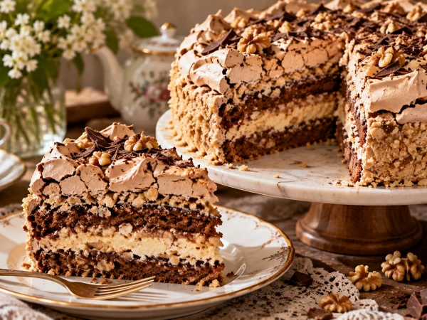 Тот самый «Королевский» торт из детства: шоколадное безе и вкус, который невозможно забыть