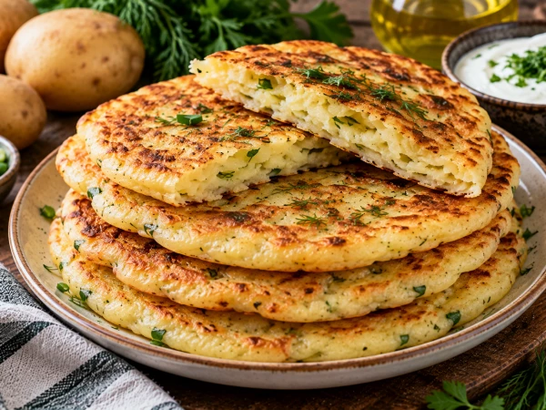 С хрустящей корочкой: как приготовить румяные картофельные лепешки с нежной серединой