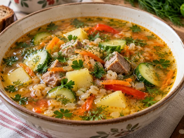 Рассольник без соленых огурцов: готовлю со свежими — невероятно вкусный и ароматный, новый фаворит в семье