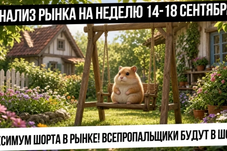Анализ рынка на неделю 14-18 сентября. Шорт-сквизы неизбежны! Огромное кол-во шорта в рынке!