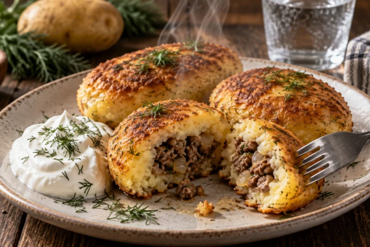 Беру пачку мясного фарша и кручу аппетитные зразы: нежнейший картофельный деликатес с хрустящей корочкой