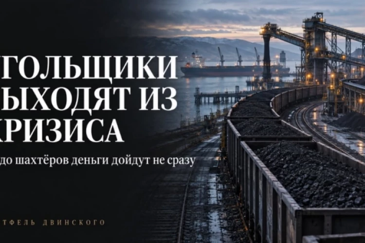 Угольщики выходят из кризиса. Но до шахтёров деньги дойдут не сразу