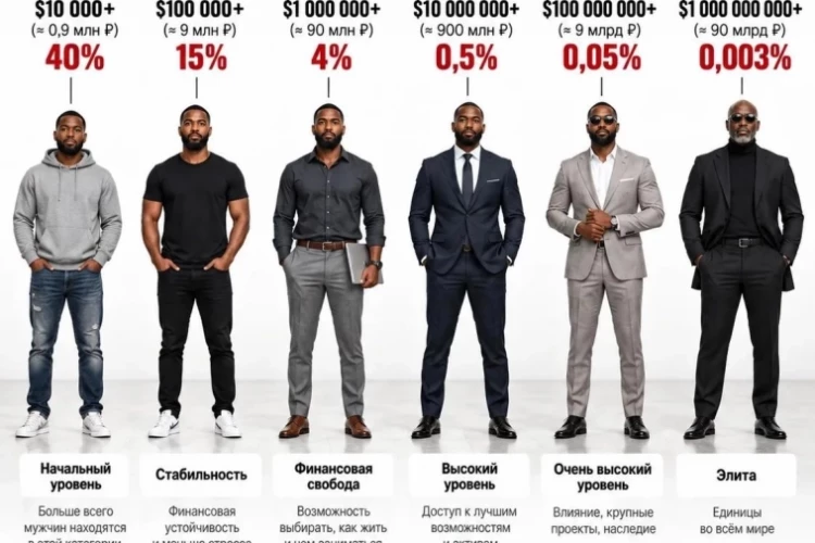 96% мужчин никогда не узнают, что такое финансовая свобода