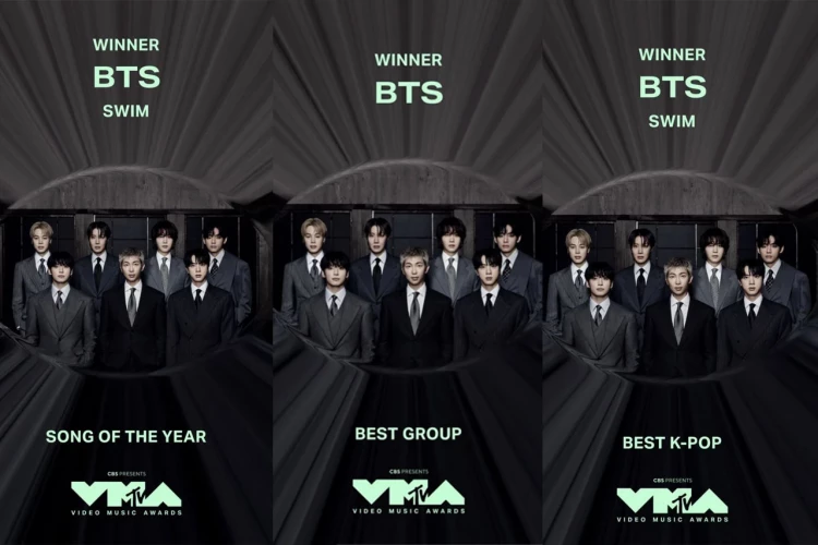 BTS стали первой K-pop группой, получившей «Песню года» на MTV VMA 2026