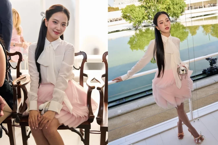 Джису из BLACKPINK посетила показ Dior Весна-лето 2027 на Неделе моды в Париже