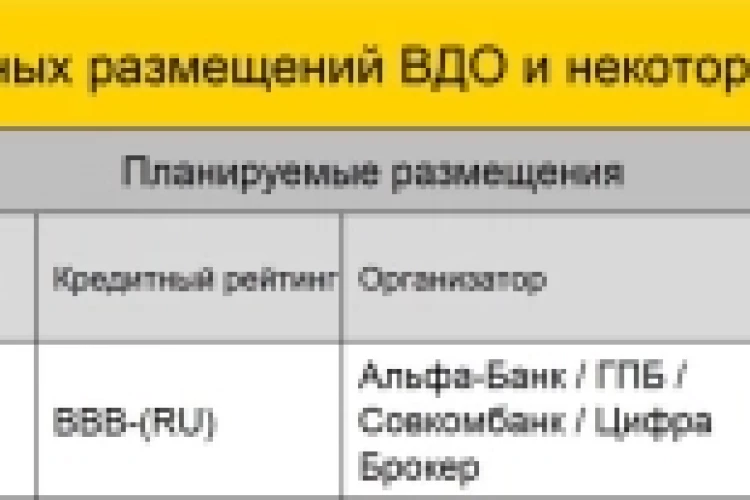 Календарь первички ВДО и розничных облигаций (ПКО Вернём YTM 28,71% | БИЗНЕС АЛЬЯНС YTM 26,2%)