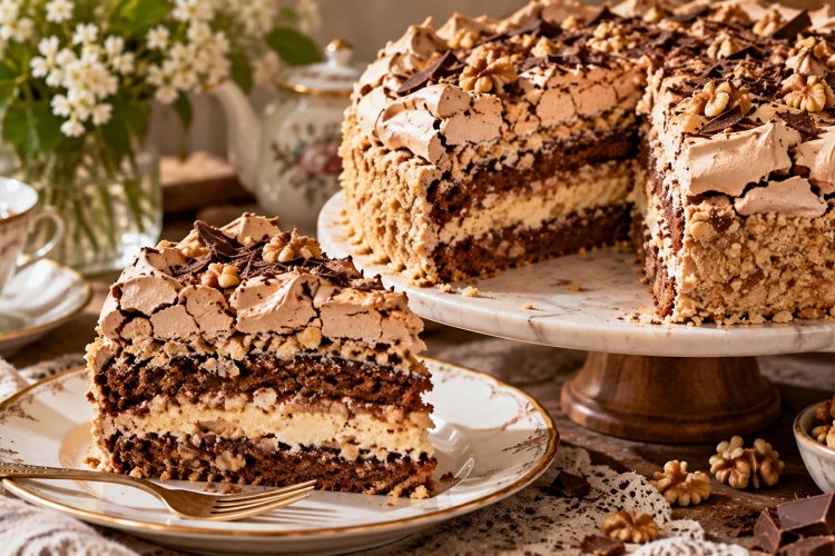 Тот самый «Королевский» торт из детства: шоколадное безе и вкус, который невозможно забыть