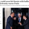 Зеленский предупредил Владимира Путина, что Украина «очень близка» к созданию баллистической ракеты, которую можно будет запустить по территории России — The Telegraph