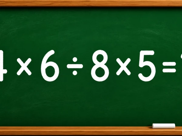 Не 20 и не 10 — чему равно «4 × 6 : 8 × 5»? Простой тест на знание таблицы умножения