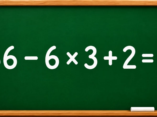 Большинство получает 92 вместо правильного ответа - сколько будет 36 - 6 × 3 + 2 = ?