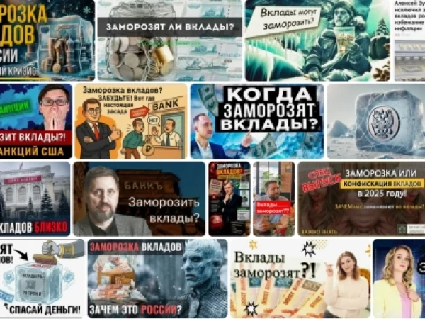 Снова пошёл слух про заморозку вкладов