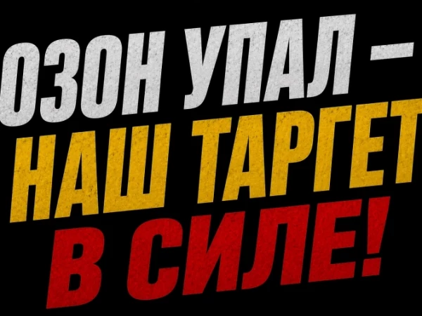 ❗️❗️Озон: коррекция без фундаментальных причин