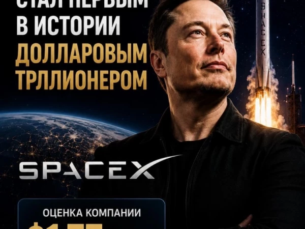 💲 Илон Маск стал первым в истории долларовым триллионером