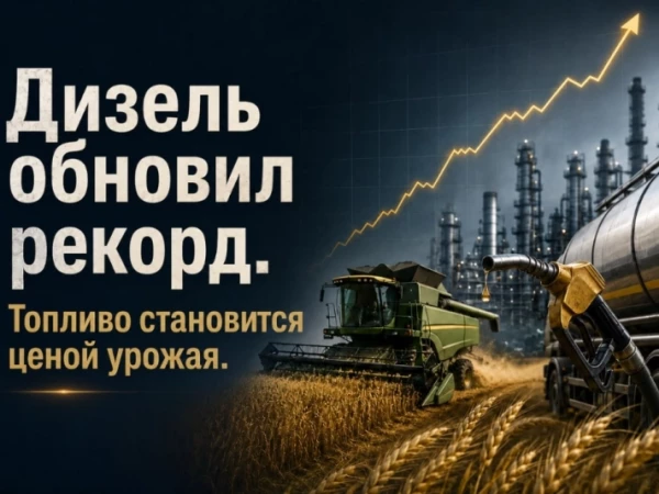 Стоимость дизеля обновила рекорд. Топливо становится ценой урожая