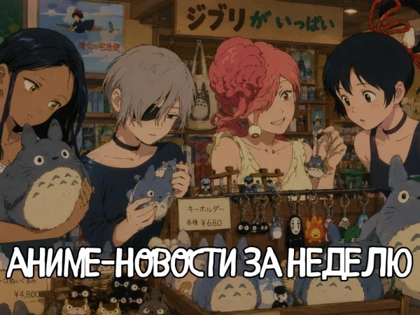 Новости аниме за неделю: первый магазин Ghibli в США, продолжение «Магической битвы» и «Человека-бензопилы»
