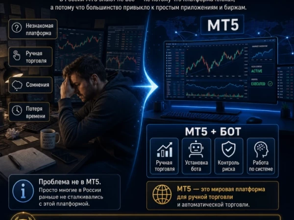Торговля на МТ5 в России
