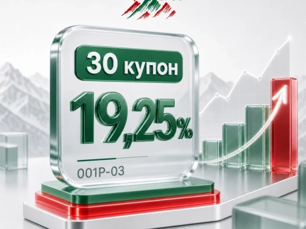 Ставка 30-го купона третьего выпуска облигаций — 19,25%