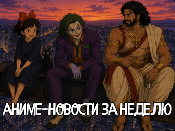 Новости аниме за неделю: «Ведьмина служба доставки» в России и Джокер от режиссера «Властелина колец»