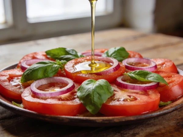 Простой способ вернуть вкус детства: готовим летний салат из спелых томатов — семья в восторге