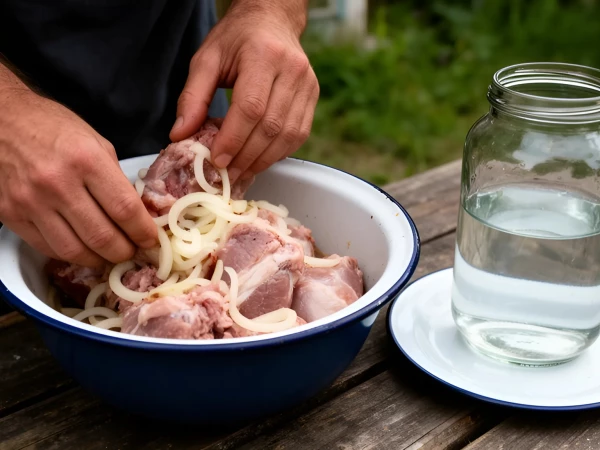 Так шашлык делал еще мой дед — мясо получалось нежнее нежного: вся хитрость в воде