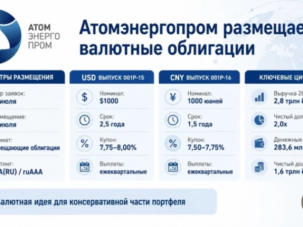 Атомэнергопром размещает валютные облигации