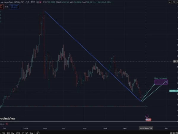 📉 Серебро: от хайпа к реальности. Готовимся к отскоку в зону $68–70
