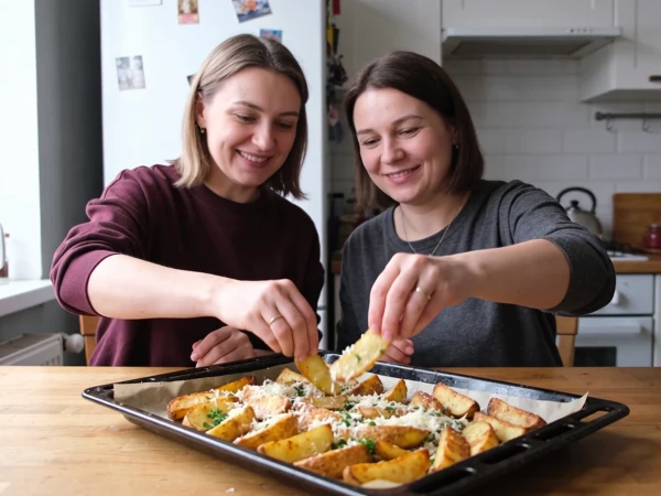 Кормлю этой быстрой закуской внуков: хрустящий и нежный картофель, который выручает за полчаса