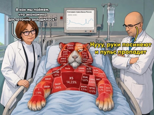 🐯Тигр, по ходу, прыгнул в форточку. 18 недель падения подряд