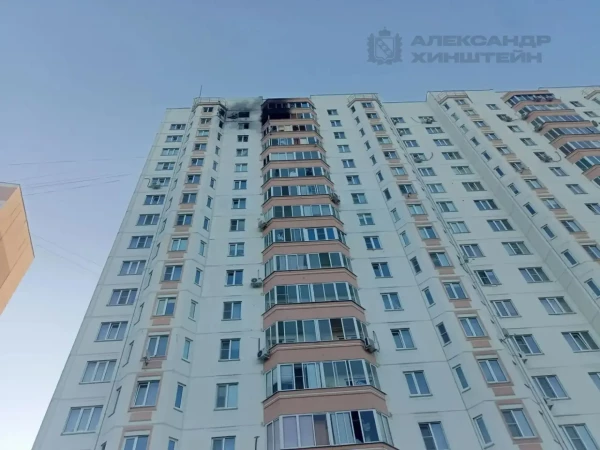 БПЛА попали в четыре многоквартирных дома в Курске