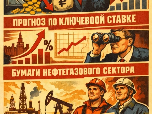 Дивидендные гэпы банков, прогноз по ключевой ставке, бумаги нефтегазового сектора.