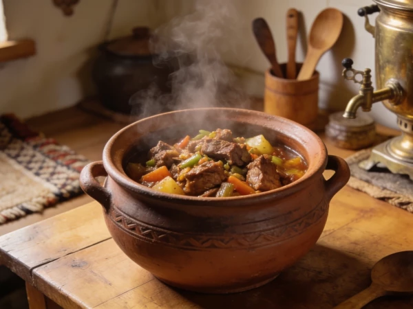 Сталин ценил простую кухню: как приготовить мясное рагу «Арагви» с бараниной и баклажанами — понравится и вождю