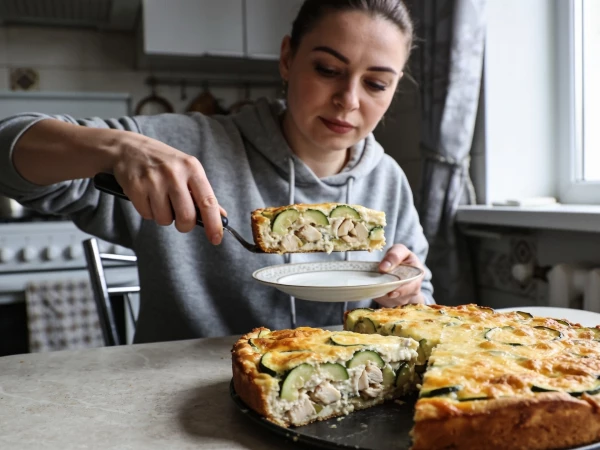 Кабачки, куриное филе и ложка майонеза — сочная запеканка, которую просят готовить снова