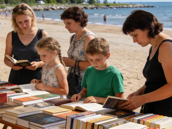 Международный фестиваль с телемостом: третий «Книжный пляж Петербурга» откроется на берегу Финского залива