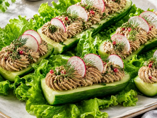 Как превратить обычную куриную печень в ресторанное блюдо с помощью свежего огурца и редиса