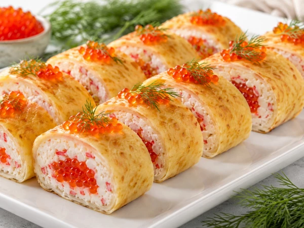 Без муки и лаваша: как приготовить сытную и легкую сырную закуску с крабовыми палочками за 10 минут
