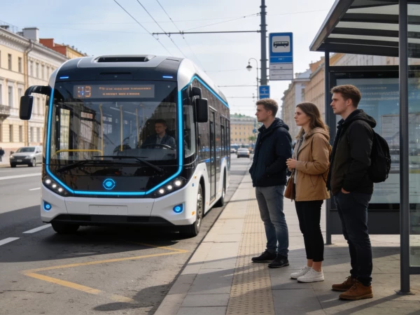 В Петербурге появятся беспилотные автобусы на городских маршрутах