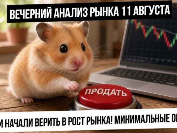 Вечерний анализ рынка 11 августа. Физики снова стали верить в рост рынка! Шаг до шорт-сквиза?!