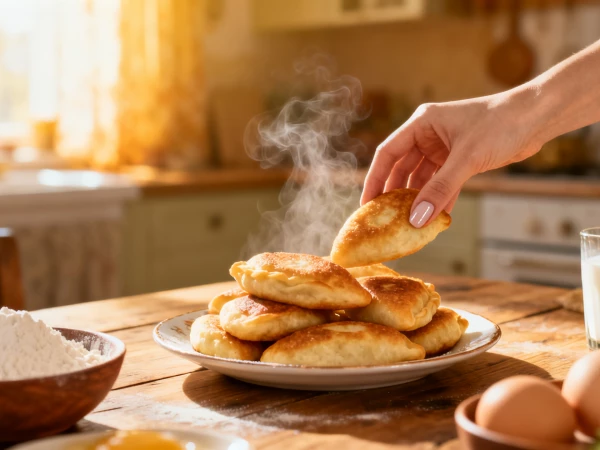 Добавляю к муке всего 1 продукт — и никакой начинки: домашние пирожки получаются вкуснее пиццы