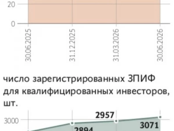 Число владельцев ЗПИФов для квалинвесторов к концу II кв 2026 года выросло на 82% г/г — Ведомости