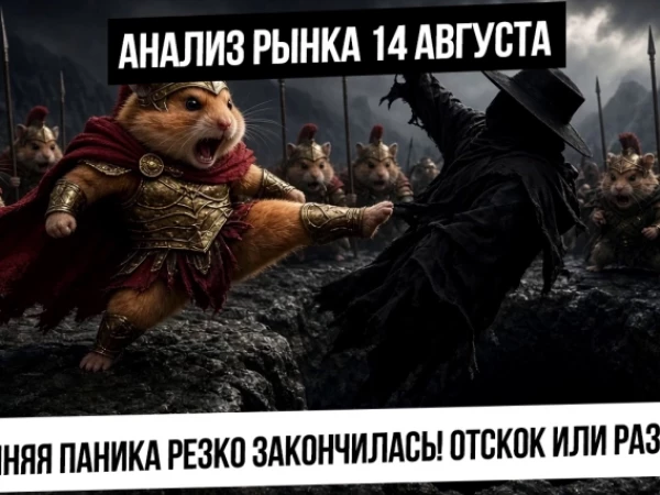 Анализ рынка 14 августа. Паника на рынке закончилась! Начинается отскок или разворот? Газ вверх?