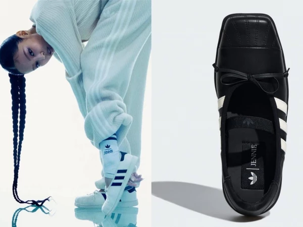 Первые фото кроссовок JENNIE x adidas Superstar Square Ballet от Дженни из BLACKPINK и adidas Originals
