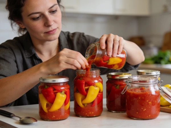 Перцы «Под снегом» без рассола: зимой эту яркую закуску съедают первой