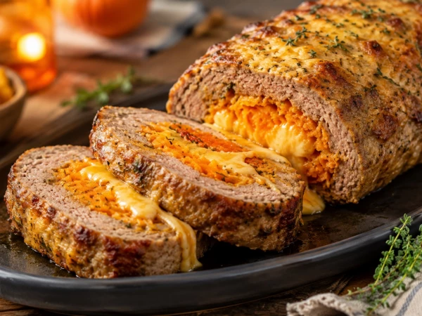 Настоящий хит для семейного ужина: пошаговый рецепт мясного рулета с тыквой и сыром