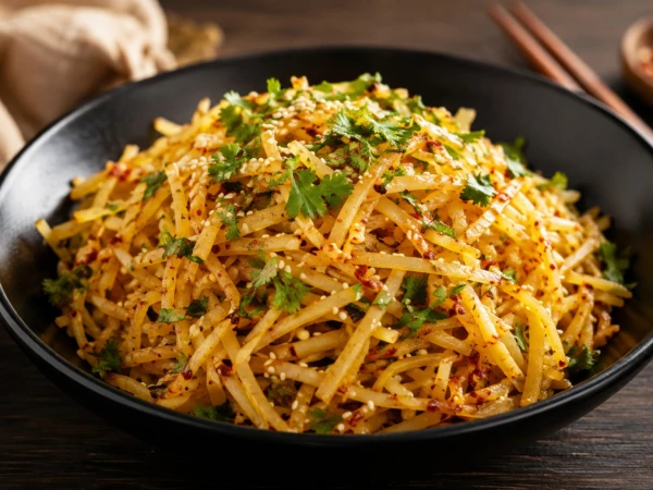 Яркий вкус из Южной Кореи на вашей кухне: пошаговый рецепт пикантной картофельной закуски