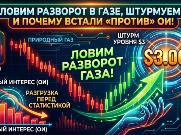 🚀 Ловим разворот в газе, штурмуем $3 и почему встали “против” ОИ!