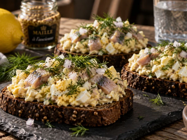 Беру одну соленую селедку и пару яиц, кручу намазку — вкуснее ресторанных паштетов