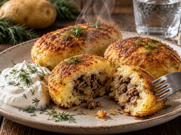 Беру пачку мясного фарша и кручу аппетитные зразы: нежнейший картофельный деликатес с хрустящей корочкой