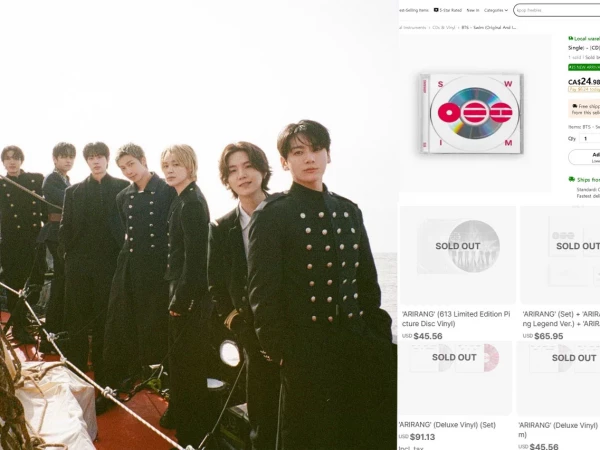 На Temu продаются нелегальные копии сингла BTS «Swim»